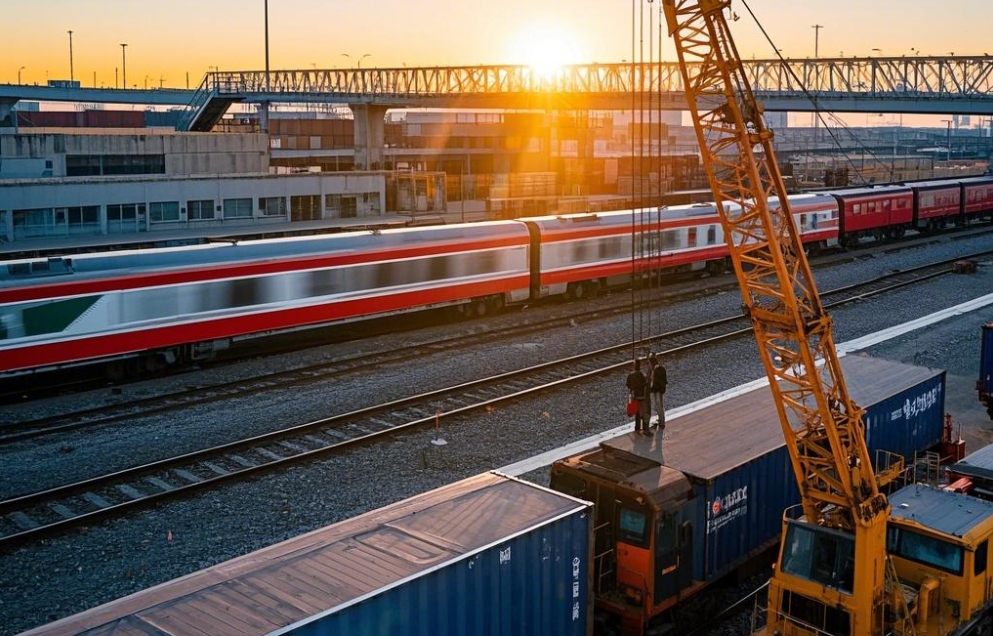 二連浩特中歐班列春運貨量飄紅，工業絲路助力國際貿易騰飛