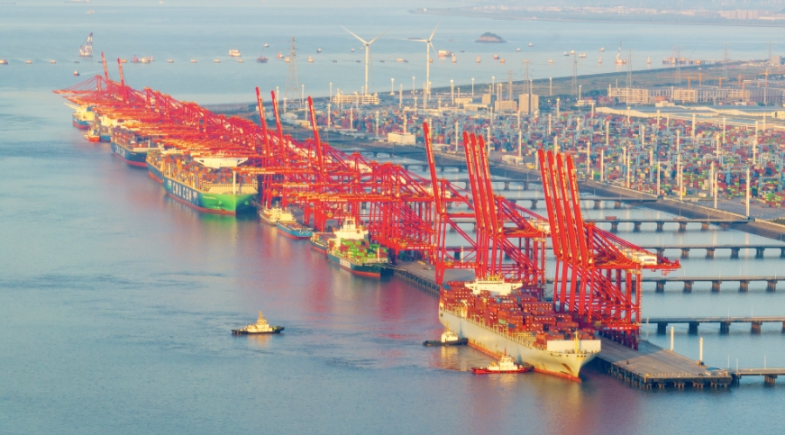 梅山港區首季箱量創歷史，工業絲路注入活力